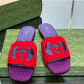 Gucci 694451 Women's Interlocking G cut-out slide sandal G66763 - 34 - View 1