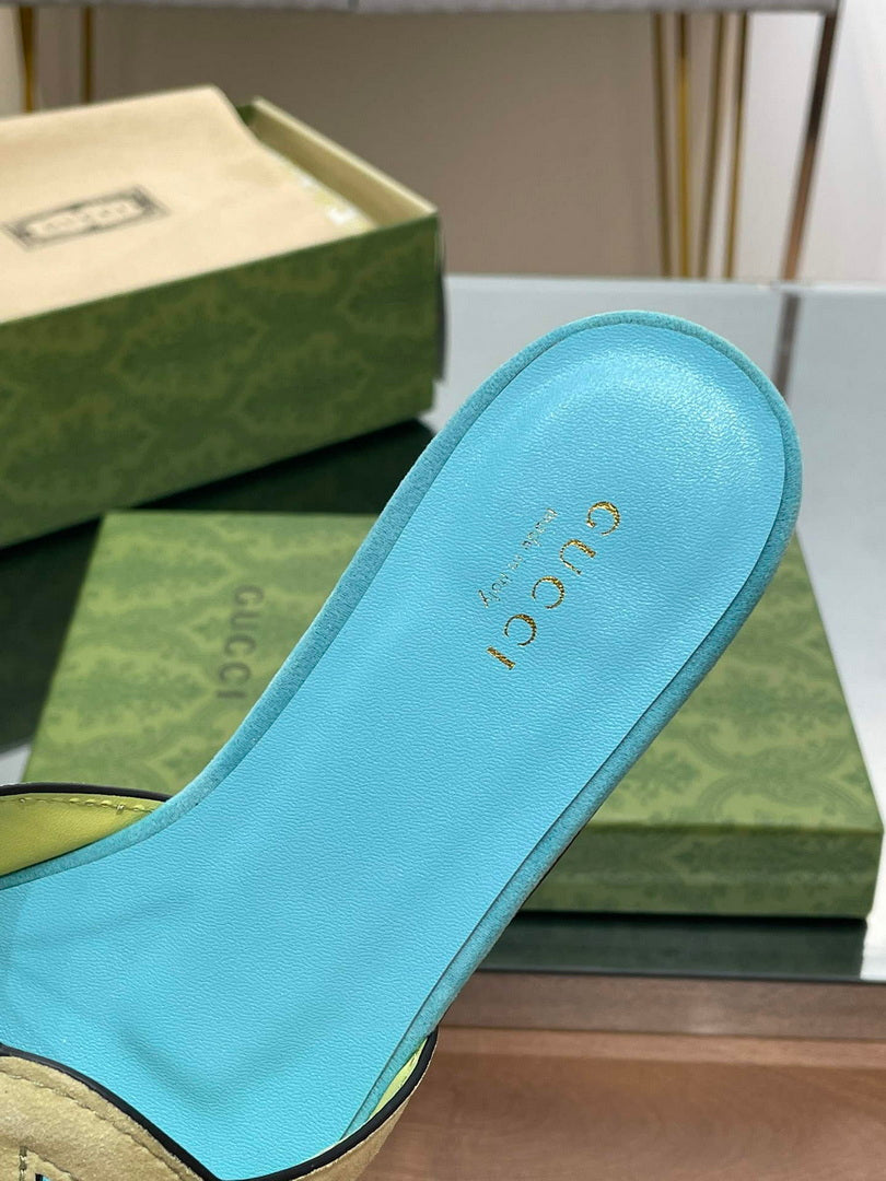 Gucci 694451 Women's Interlocking G cut-out slide sandal G66765 - 34 - View 7