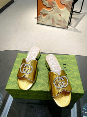 Gucci 695202 Women's Double G Slide Sandal G56240 - 35 - View 7