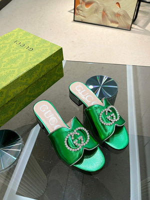 Gucci 695202 Women's Double G Slide Sandal G56241 - 35 - View 9