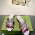 Gucci 695202 Women's Double G Slide Sandal G56242 - 35 - View 1