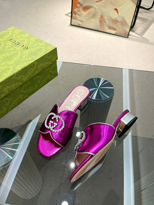 Gucci 695202 Women's Double G Slide Sandal G56239 - 35 - View 3