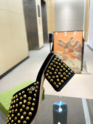Gucci 695202 Women's Double G Slide Sandal G56247 - 35 - View 8