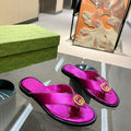 Gucci 695203 Men Women's Flip Flops Sandal G56249 - 35 - View 1
