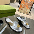 Gucci 695203 Men Women's Flip Flops Sandal G56250 - 35 - View 1