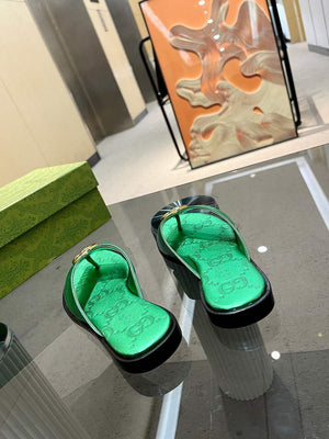Gucci 695203 Men Women's Flip Flops Sandal G56251 - 35 - View 5