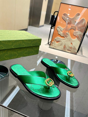 Gucci 695203 Men Women's Flip Flops Sandal G56251 - 35 - View 7