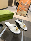 Gucci 695203 Men Women's Flip Flops Sandal G56252