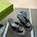 Gucci 695203 Men Women's Flip Flops Sandal G56253 - 35 - View 1