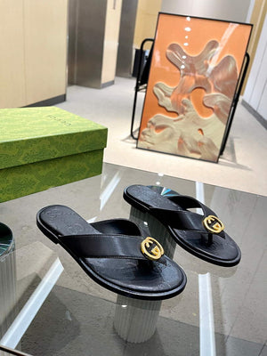 Gucci 695203 Men Women's Flip Flops Sandal G56253 - 35 - View 9