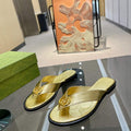 Gucci 695203 Men Women's Flip Flops Sandal G56254 - 35 - View 1