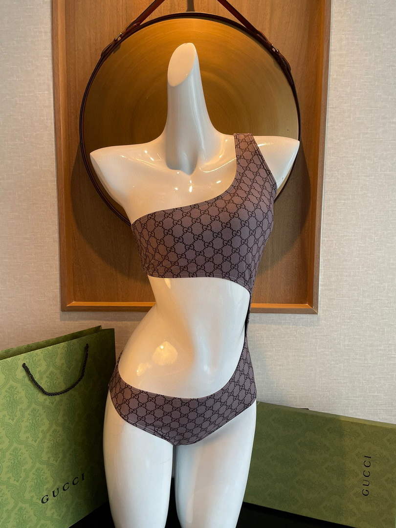 Gucci 695817 GG stretch jersey swimsuit G65937
