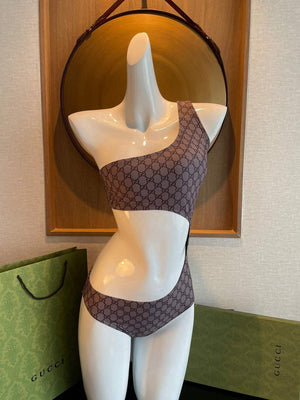 Gucci 695817 GG stretch jersey swimsuit G65937 - S - View 2