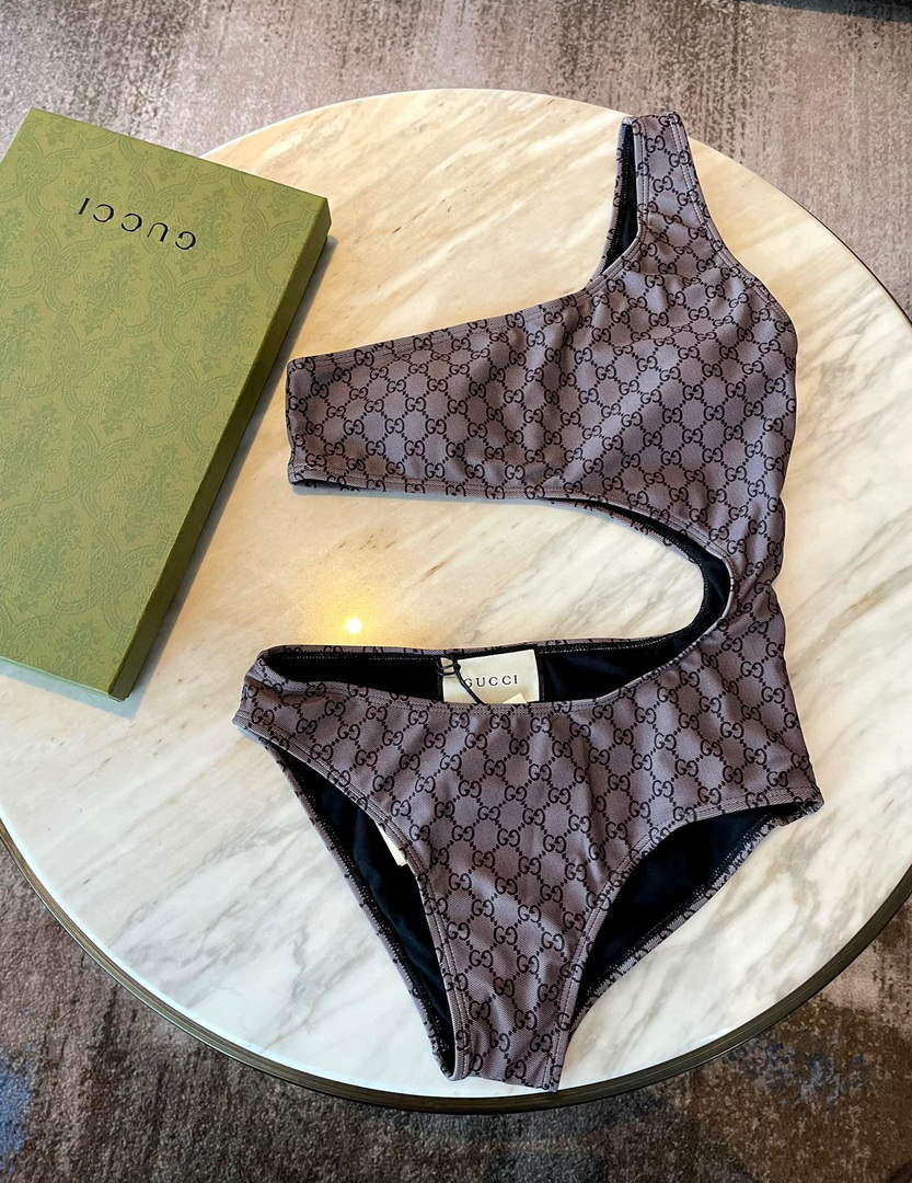 Gucci 695817 GG stretch jersey swimsuit G65937