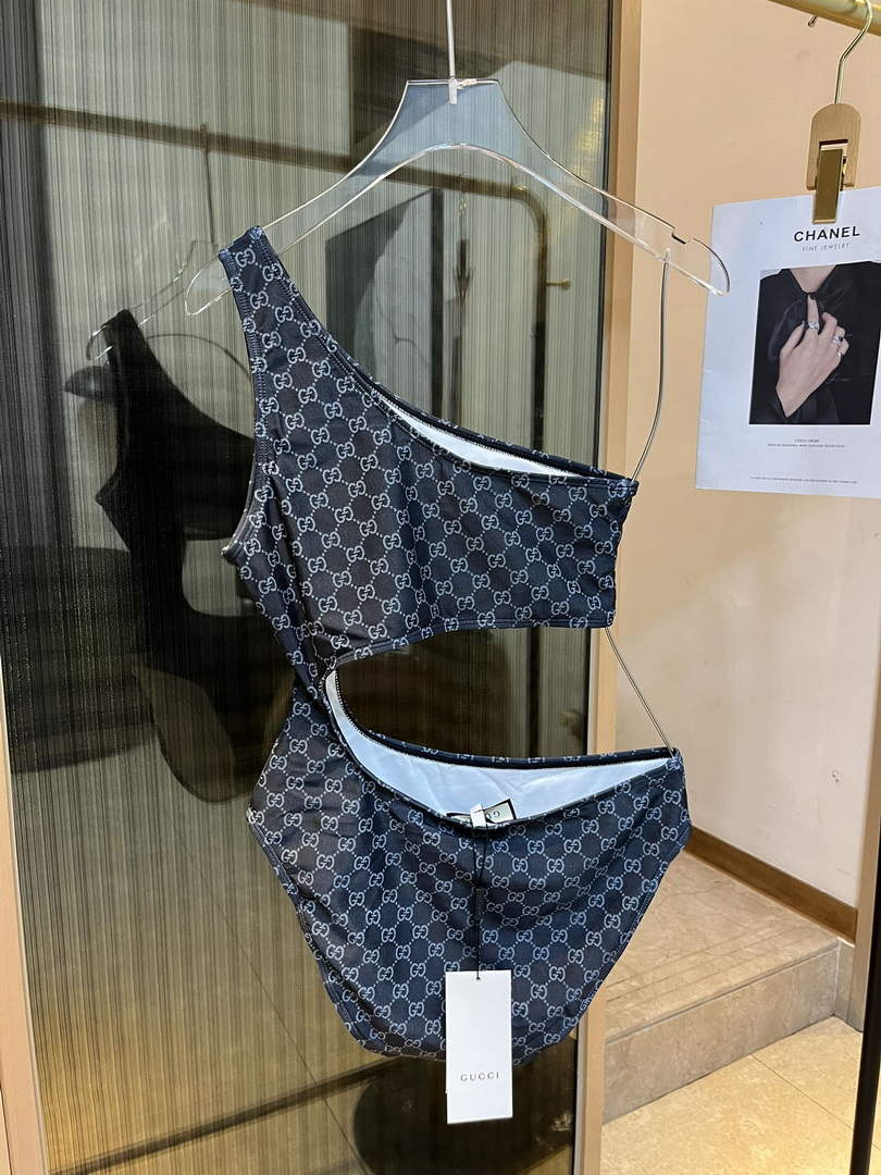 Gucci 695817 GG stretch jersey swimsuit G65938