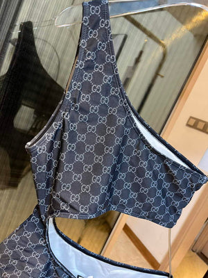 Gucci 695817 GG stretch jersey swimsuit G65938 - S - View 5