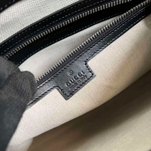 Gucci 696009 GG Embossed Medium Messenger Bag Black - Default Title - View 9