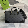 Gucci 696015 Large duffle bag with Interlocking G Black - Default Title - View 1
