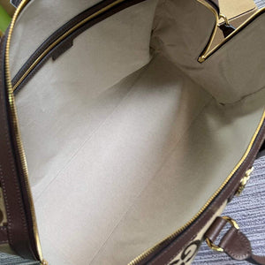 Gucci 696039 Jumbo GG Large Duffle Bag Brown - Default Title - View 8
