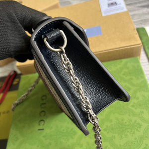 Gucci 696180 Ophidia GG Mini Shoulder Bag Black - Default Title - View 4