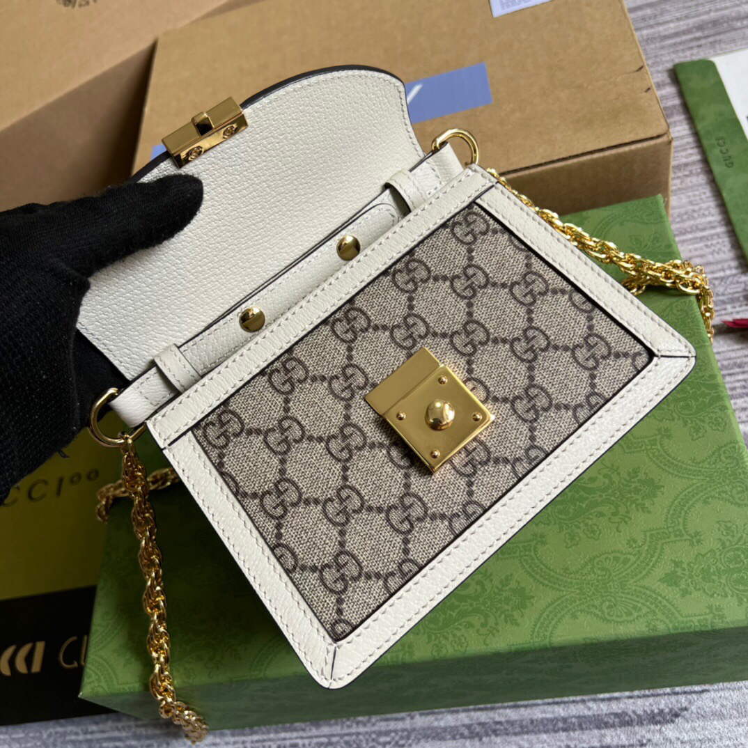 Gucci 696180 Ophidia GG Mini Shoulder Bag White - Default Title - View 7