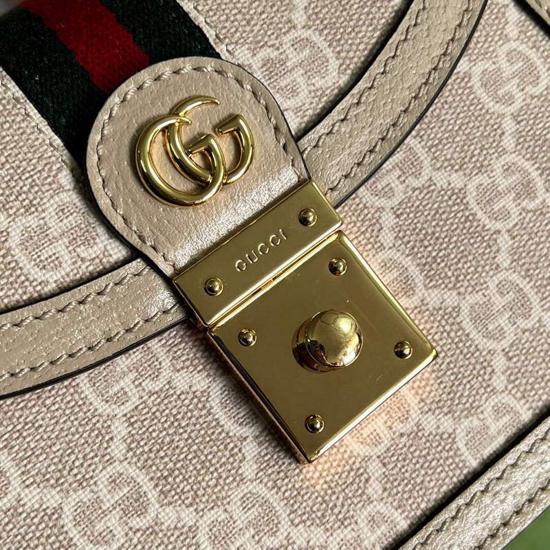 Gucci 696180 Ophidia GG Mini Shoulder Bag Beige - Default Title - View 5
