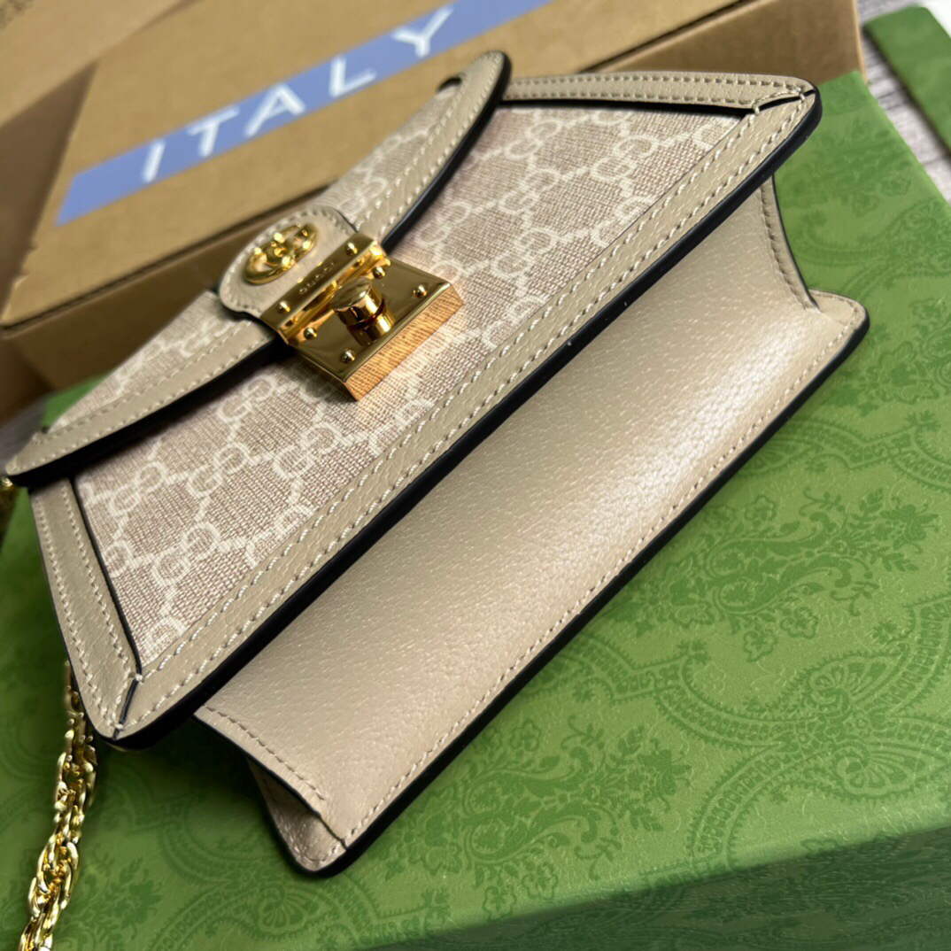 Gucci 696180 Ophidia GG Mini Shoulder Bag Beige - Default Title - View 6