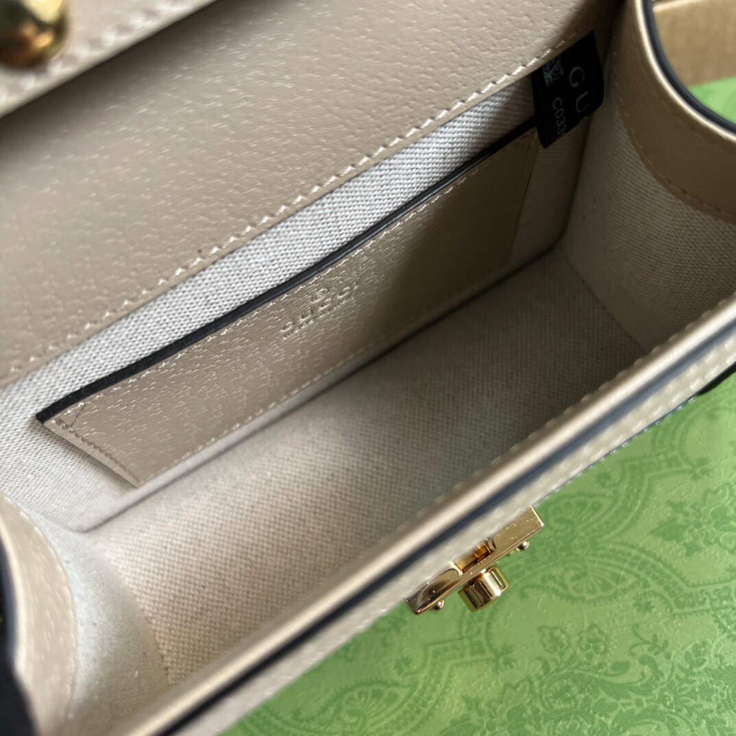Gucci 696180 Ophidia GG Mini Shoulder Bag Beige - Default Title - View 9