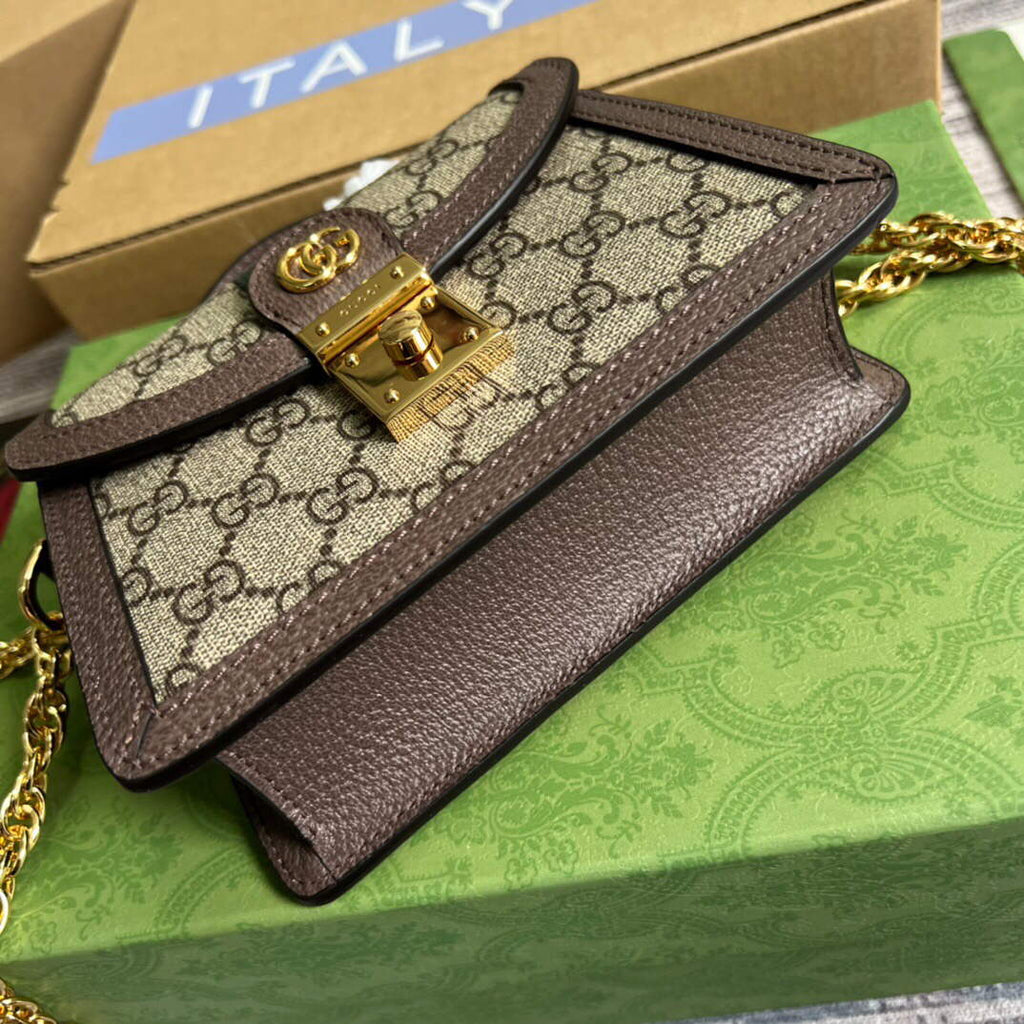 Gucci 696180 Ophidia GG Mini Shoulder Bag Brown