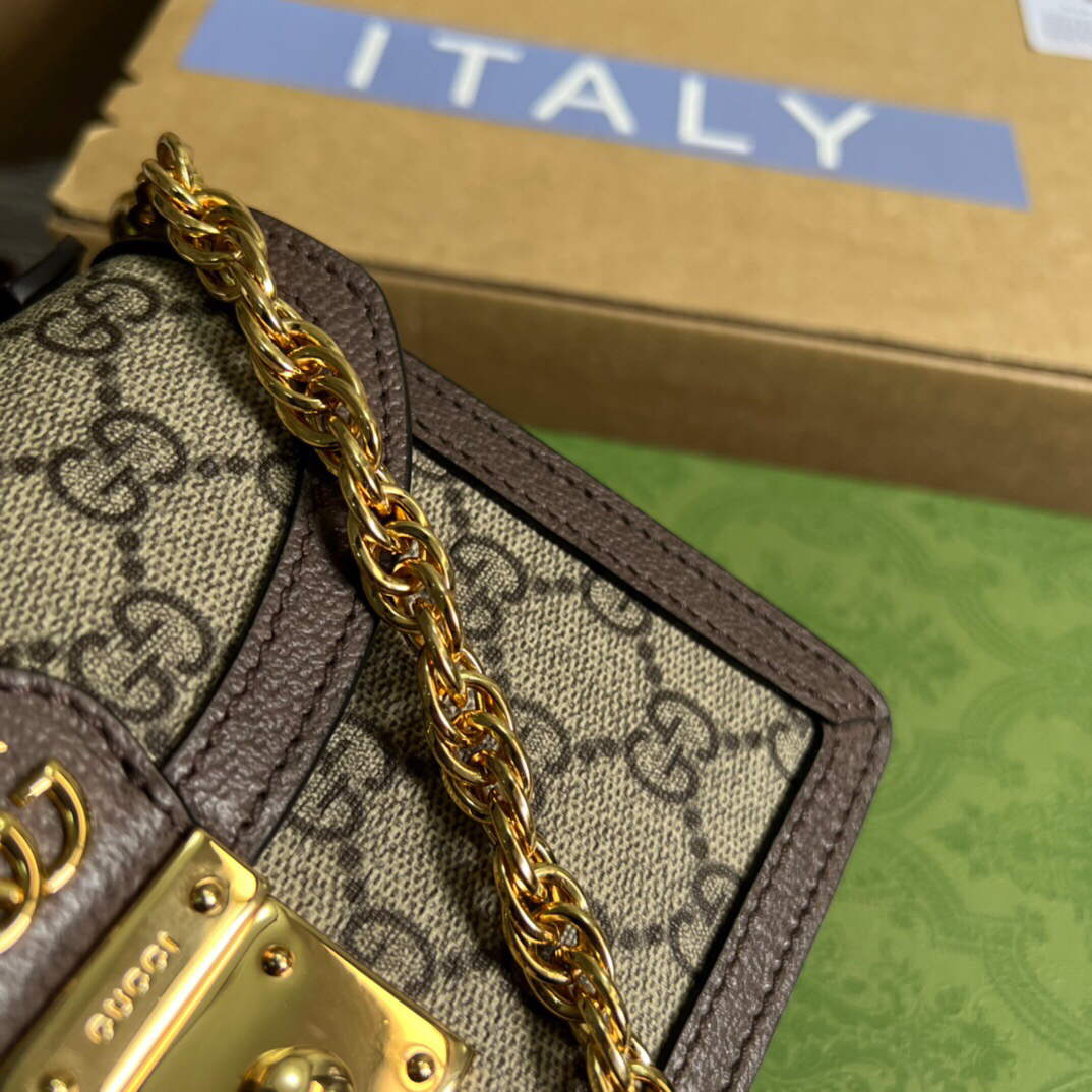 Gucci 696180 Ophidia GG Mini Shoulder Bag Brown - Default Title - View 7