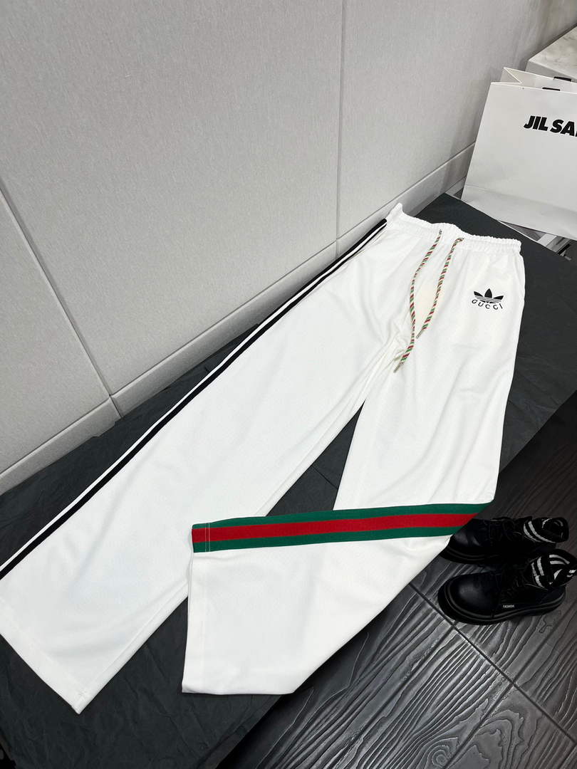 Gucci 96270 adidas x Gucci flared jogging white - S - View 1