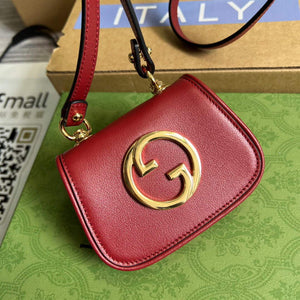 Gucci 698635 Gucci Blondie Mini card case wallet Red - Default Title - View 4