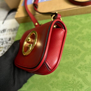 Gucci 698635 Gucci Blondie Mini card case wallet Red - Default Title - View 7
