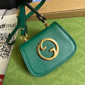 Gucci 698635 Gucci Blondie Mini card case wallet Green - Default Title - View 4