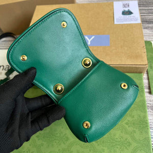 Gucci 698635 Gucci Blondie Mini card case wallet Green - Default Title - View 8