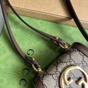 Gucci 698635 Gucci Blondie card case wallet brown - Default Title - View 5