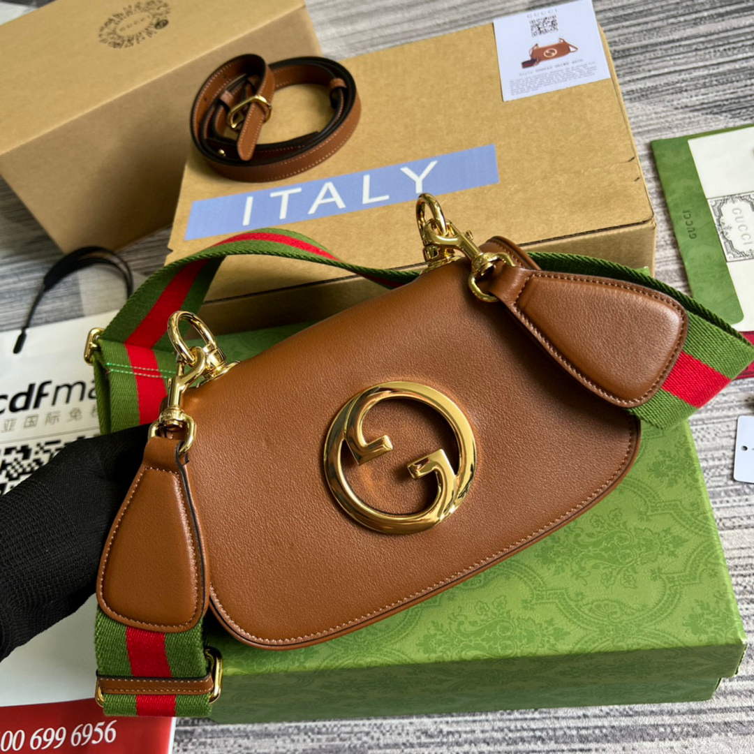 Gucci ?698643 Blondie mini bag in cuir leather?
