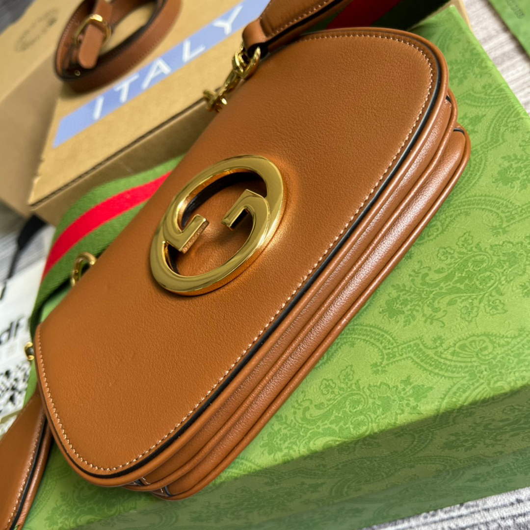 Gucci ?698643 Blondie mini bag in cuir leather?