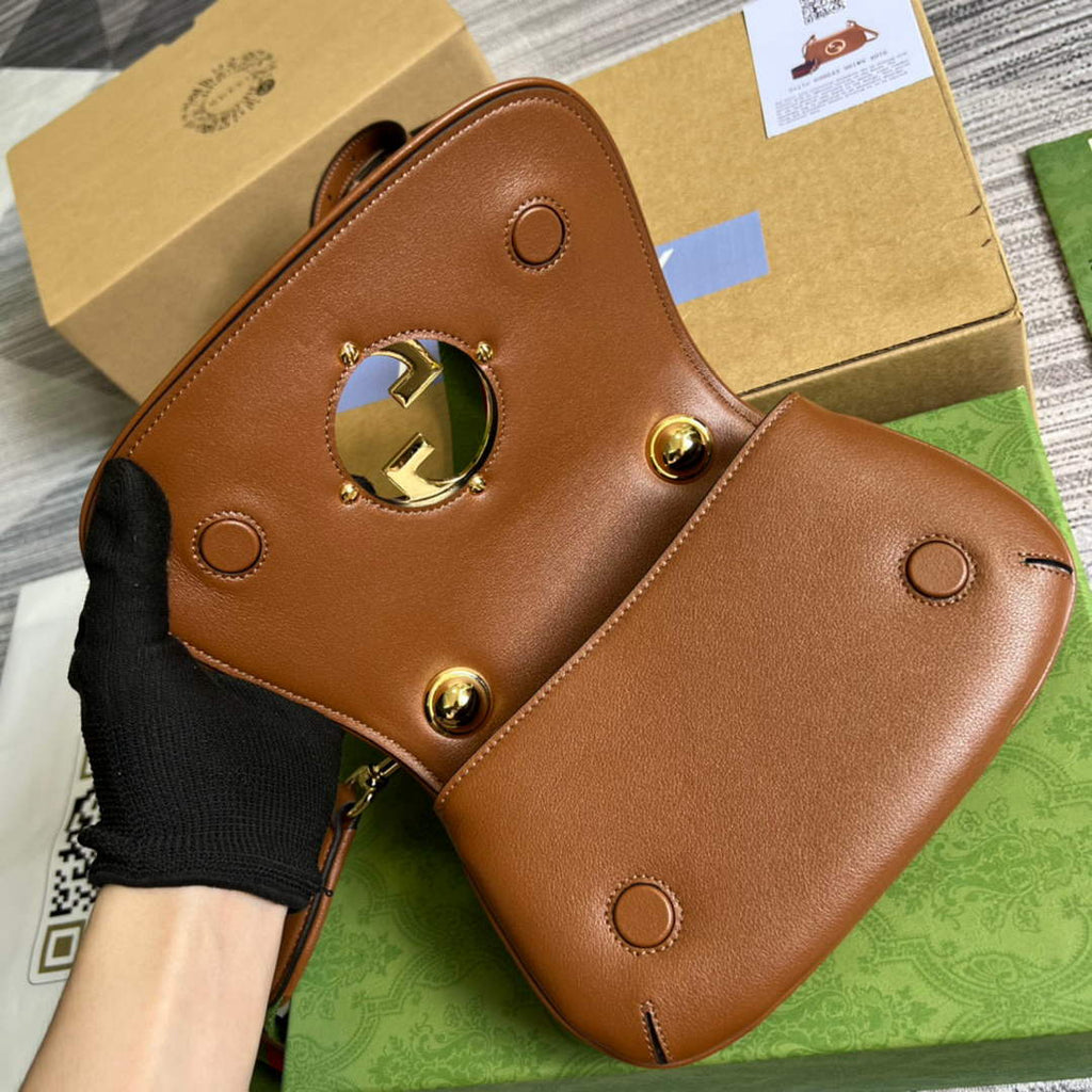Gucci ?698643 Blondie mini bag in cuir leather?