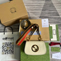 Gucci ?698643 Blondie mini bag in white leather