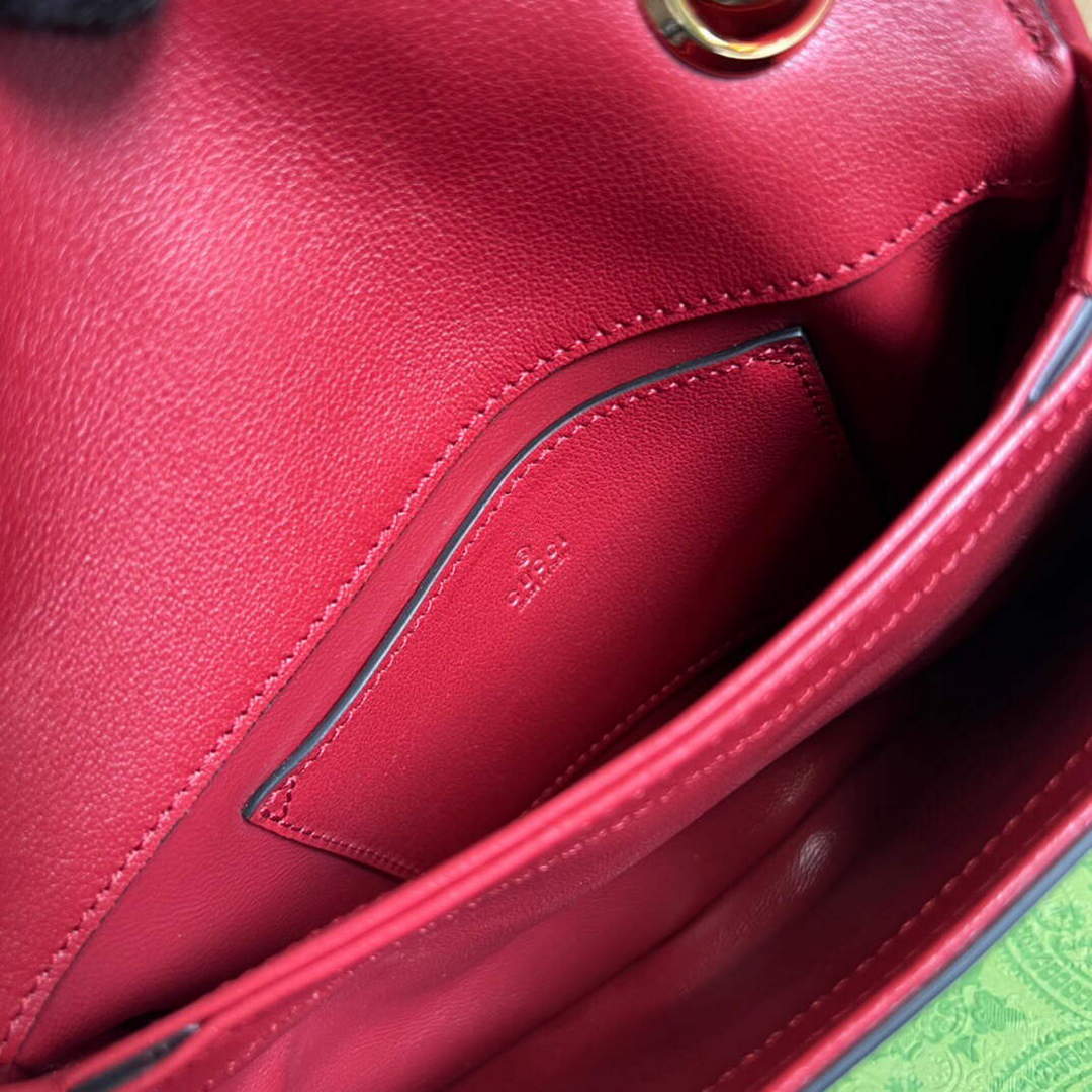 Gucci 698643 Gucci Blondie mini leather bag Red - Default Title - View 9