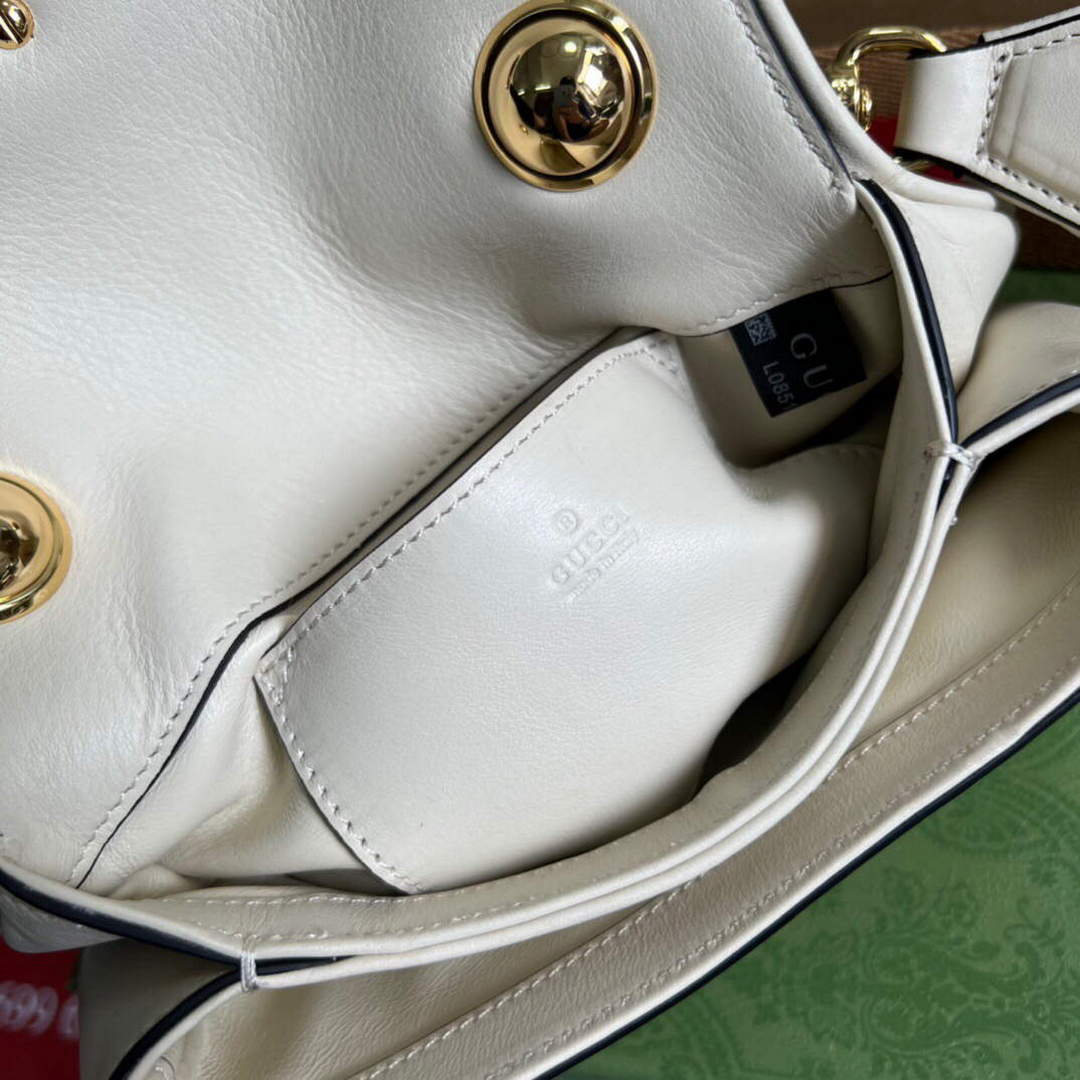 Gucci 698643 Gucci Blondie mini leather bag White - Default Title - View 9