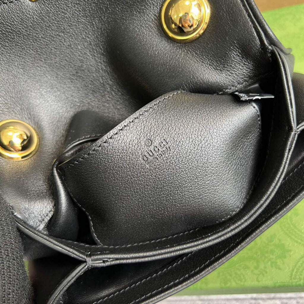 Gucci 698643 Gucci Blondie mini leather bag Black