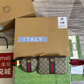 Gucci 698805 Ophidia gg Heart Utility Belt Bag Brown - Default Title - View 1