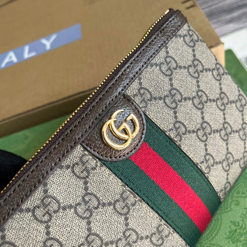 Gucci 698805 Ophidia gg Heart Utility Belt Bag Brown