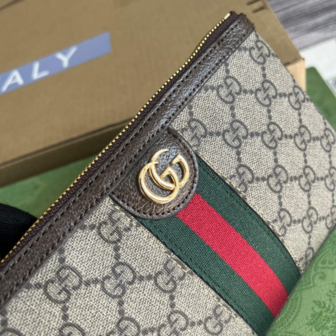 Gucci 698805 Ophidia gg Heart Utility Belt Bag Brown