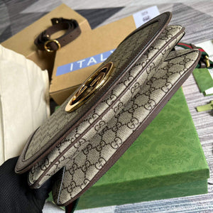 Gucci 699210 Medium Shoulder Bag With Round Interlocking G - Default Title - View 7