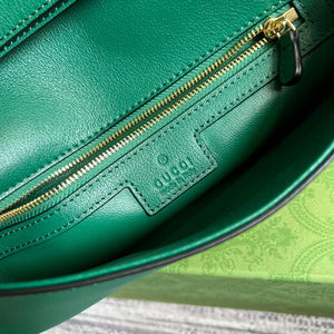 Gucci 699268 Blondie shoulder bag green leather - Default Title - View 8