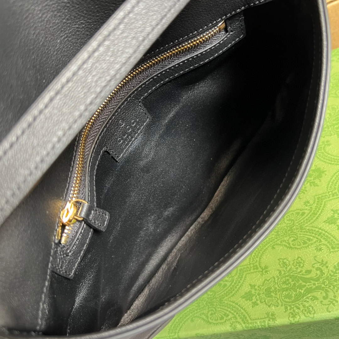 Gucci 699268 Blondie shoulder bag Black leather - Default Title - View 8