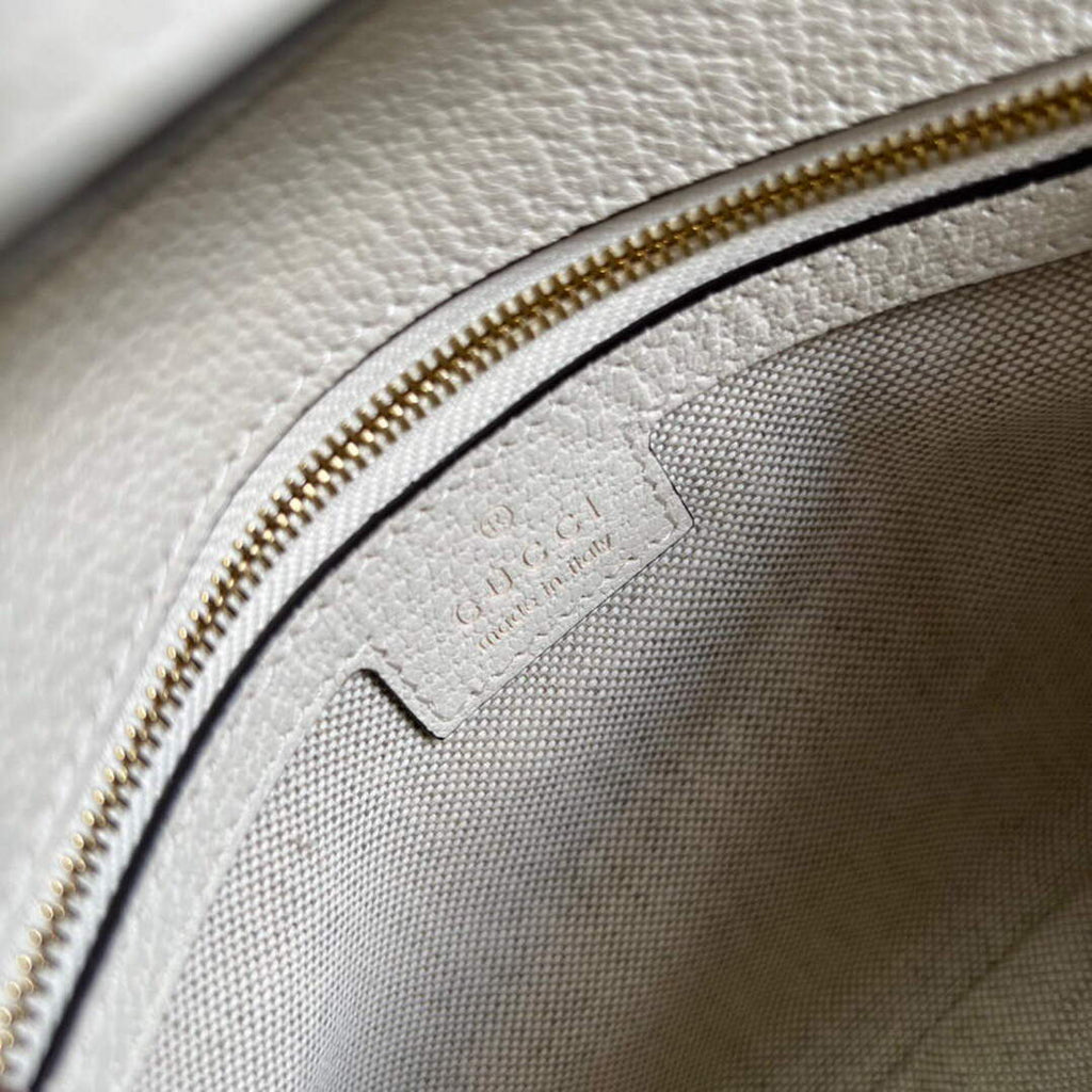 Gucci 699268 Gucci Blondie shoulder bag GG Supreme canvas White